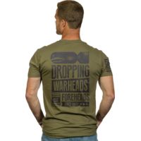 Nine Line Apparel Warheads On Forheads Men's T-shirt Grn Sml