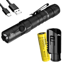 Nitecore MH12 v2 CREE XP-L2 V6 LED USB-C Rechargeable Flashlight w/5000mAh Battery