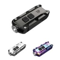 Nitecore TIP SS USB Rechargeable Stainless Steel Key CREE LED Light