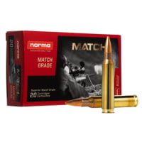 Norma Golden Target .223 REM 77 Grain Boat Tail Hollow Point Brass Cased Rifle Ammunition