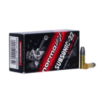 Norma Rimfire .22 Long Rifle 40 Grain Lead Hollow Point Brass Cased Rimfire Ammunition