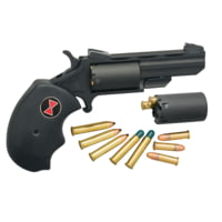 North American Arms True Black Widow Combo Revolver, .22 Long Rifle/.22 Winchester Magnum Rimfire, 2in Barrel