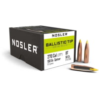 Nosler 27150 Ballistic Tip Hunting 270 Caliber .277 150 GR Spitzer 50 Box