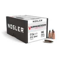Nosler 30531 Varmageddon 17 Caliber .172 20 GR Flat Base Tipped (FBT) 250 Box