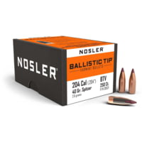 Nosler 39521 Ballistic Tip Varmint 204 Caliber .204 40 GR Ballistic Tip Varmint