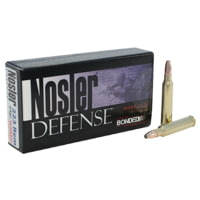 Nosler Defense .223 Remington 64 Grain Bonded Solid Base Rifle Ammunition