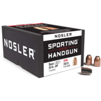 Nosler 44848 Sporting Handgun Pistol 9mm .355 115 GR Jacketed Hollow Point (JHP)