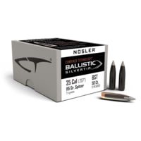 Nosler 51050 Ballistic Silvertip 25 Caliber .257 115 GR Spitzer Point 50 Box