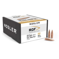 Nosler 53066 RDF 22 Caliber .224 70 GR Hollow Point Boat Tail (HPBT) 100 Box