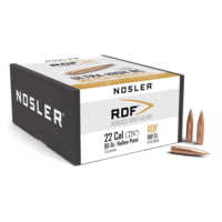 Nosler 54601 RDF 22 Caliber .224 85 GR Hollow Point Boat Tail (HPBT) 500 Box