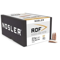 Nosler 54612 RDF 22 Caliber .224 77 GR Hollow Point Boat Tail (HPBT) 500 Box
