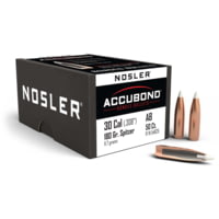 Nosler 54825 AccuBond 30 Caliber .308 180 GR Spitzer Point 50 Box