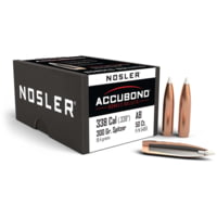 Nosler 54851 AccuBond 338 Caliber .338 300 GR Spitzer Point 50 Box