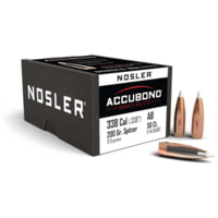 Nosler AccuBond Rifle Bullet .338 Caliber 200gr