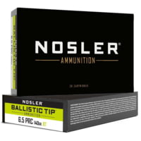 Nosler Ballistic Tip Hunting 6.5 PRC 140gr Ballistic Tip Brass Centerfire Rifle Ammunition