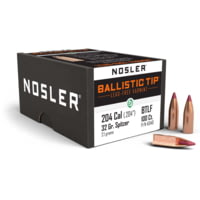 Nosler Ballistic Tip Lead Free Varmint Rifle Bullet .20 Caliber 32gr