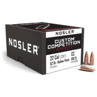Nosler Custom Competition Rifle Bullet .22 Caliber 77gr HPBT