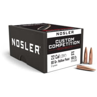Nosler Custom Competition Rifle Bullet .22 Caliber 77gr HPBT