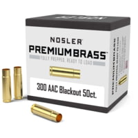 Nosler Custom Rifle Brass .300 AAC Blackout