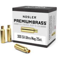 Nosler Custom Rifle Brass .300 Remington Short Action Ultra Magnum