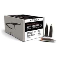 Nosler Silvertip Hunting Rifle Bullet .270 Caliber 130gr Ballistic Tip