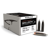 Nosler Silvertip Hunting Rifle Bullet .270 Caliber 130gr Ballistic Tip