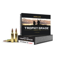 Nosler 60152 Trophy Grade 22Creedmoor 70gr AccuBond 20 Per Box/10 Case