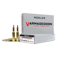 Nosler Varmageddon 6.5mm Creedmoor 90 Grain Flat Base Tipped Brass Cased Centerfire Rifle Ammunition