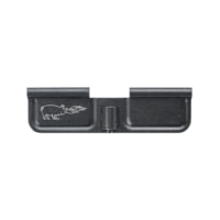 Noveske Dust Cover, Flaming Pig, Fits AR Rifles, Black, Ejection Port Cover Kit, Includes Dust Cover, Rod, Spring, and Clip