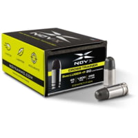 NovX Ammunition Cross Trainer 9mm Luger +P 65 Gr Copper Polymer Stainless Steel Cased Pistol Ammunition