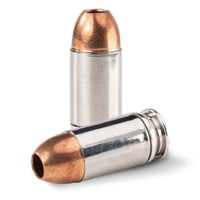 NovX Ammunition Pentagon 9mm Luger 115 Grain Monolithic Copper Hollow Point Stainless Steel Cased Pistol Ammunition