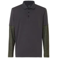 Oakley Printed Long Sleeve Polo Shirt - Mens