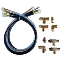 Octopus Autopilot Drives 30&quot; Hose &amp; Fitting Kit Including Orb &amp; NPT Helm Fittings