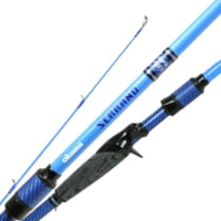 Okuma Serrano Bass, Medium-Heavy 1 Piece, Casting Rod, Split Winn And Eva Rear Grip with C-40X Skeleton Reel Seat 24 Ton Carbon Blank