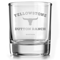Old Southern Brass Yellowstone Dutton Ranch Whiskey Glass