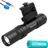 Olight Odin GL Mini Rechargeable Rail Mount Green Beam Combo LED Flashlight