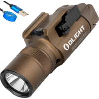 Olight Baldr Pro R 1350 Lumens LED Rechargeable Flashlight and Green Laser Combo