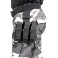 BlackHawk OMEGA TRIPLE PISTOL MAG POUCH BLACK 56PM03BK