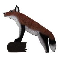 Oncore Targets Fox on Log Self-Healing Archery Target