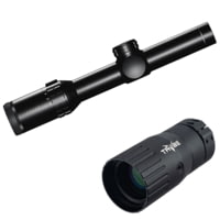 Hawke Sport Optics Frontier 30 1-6x24mm Rifle Scope 30mm Tube Second Focal Plane w/ TRYBE Optics Enhancer