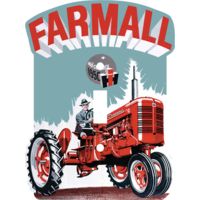 Open Road Brands Die Cut Sngle Switch Plate Farmall Tractor