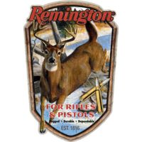 Open Road Brands Emb Tin Sign Remington Rifles &amp; Pistols