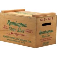 Open Road Brands Remington Shur Shot Wood Ammo Box