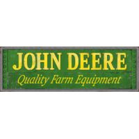 Open Road Brands Rustic Emb Tin Sign John Deere Quality<