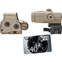 EOTech OPMOD EXPS3-0 HHS-I 1 MOA Circle Dot Reticle Holosight Sight w/G33 3x Magnifier