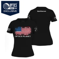 OpticsPlanet Exclusive OpticsPlanet Women's Exclusive Grunt Style American Flag T-Shirt