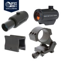 OpticsPlanet Exclusive Primary Arms Micro Dot with Removable Base and Magnifier Bundle