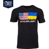 OpticsPlanet Ukraine/US Flag Short Sleeve T-Shirt - Men's