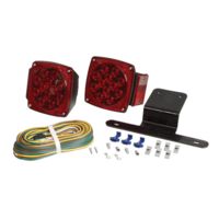 Optronics LED Waterproof Trailer Lite Kit Incl Lites Wire Lcns Brkt