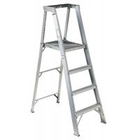 Louisville Ladder 4ft Aluminum Platform Step Ladder 443-AP1004
